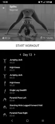 Splits. Stretching in 30 days android App screenshot 6